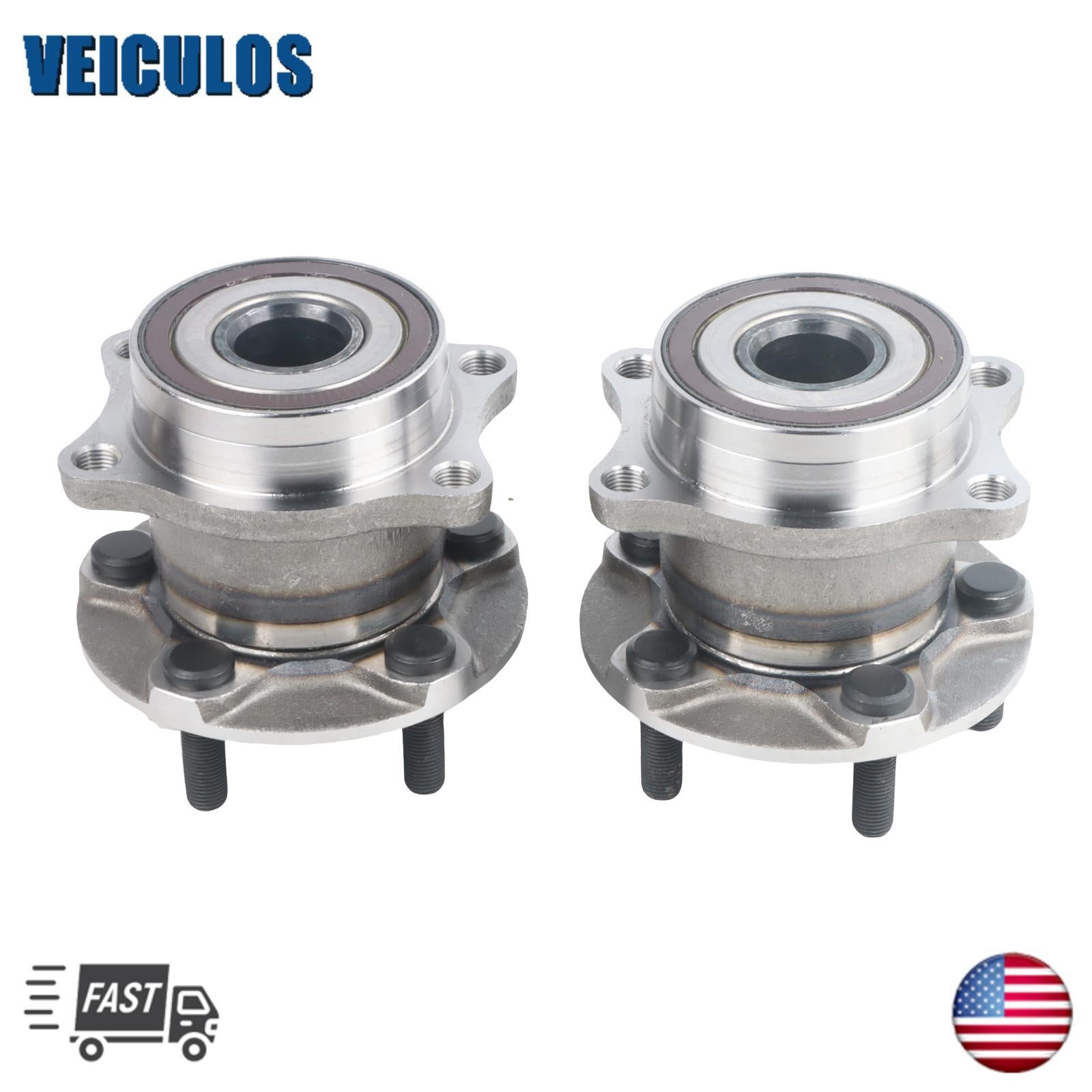 2X Rear Wheel Bearing Hubs for 2010 - 2013 for Subaru Forester Legacy Outback 512401