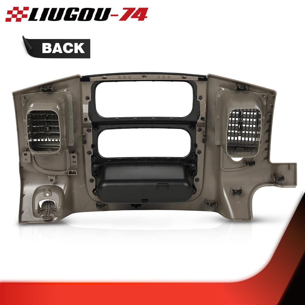Suitable for 02-05 for Dodge for Ram Radio Dash with beige and black bezel and climate control panel.