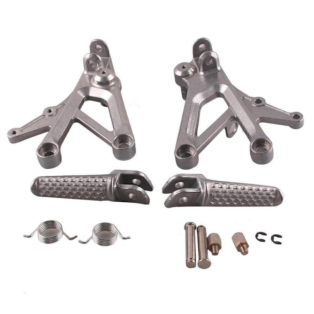 Front Rider Footrest Foot Pegs Brackets for Honda CBR600F4 99-00 CBR600F4i 01-06