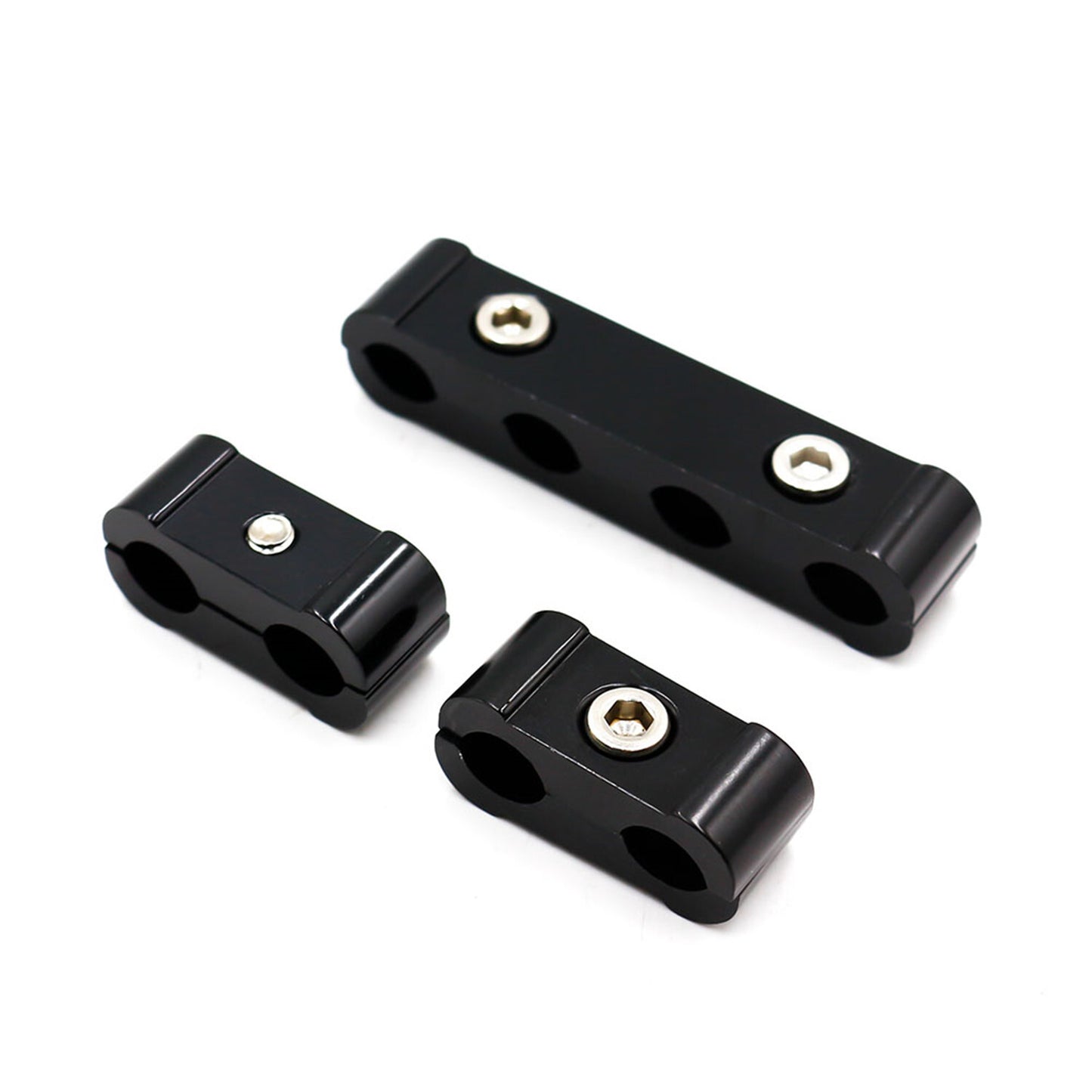 Engine Spark Plug Wires Separator Divider Clamp Kit Black for 8mm 9mm 10mm Set