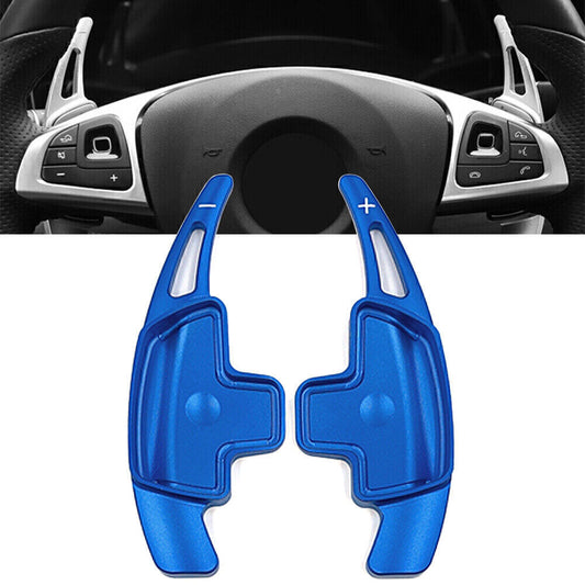 Alum Steering Wheel Paddle Shifter for Benz A B C E CLA CLS GLA GLC GLE S Blue