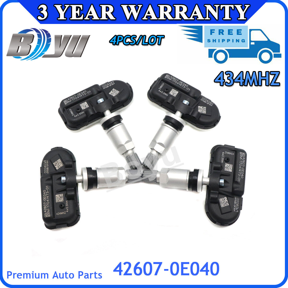 42607-0E040 TPMS Tire Pressure Sensor 434MHz, suitable for Toyota Highlander for Sienna 2021