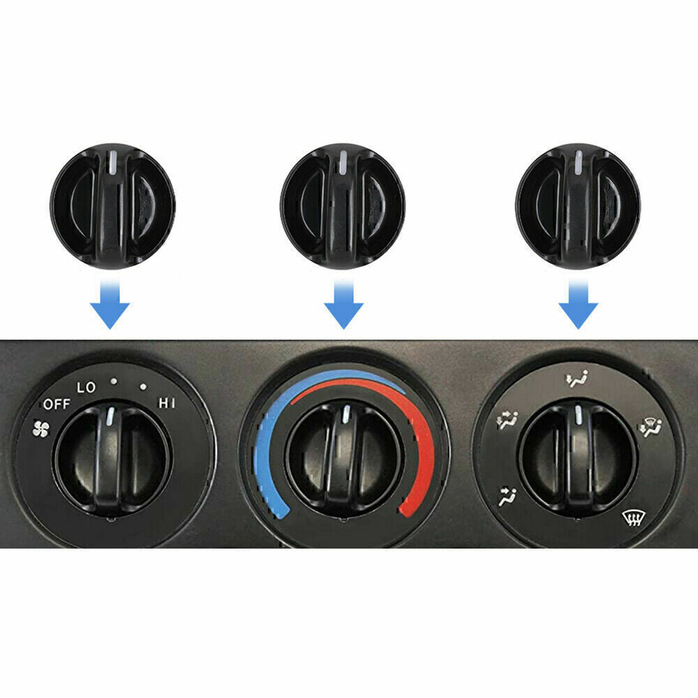 for Toyota Tundra 559050C010 2000-2006 3PCS AC Climate Control Knob Air Switch