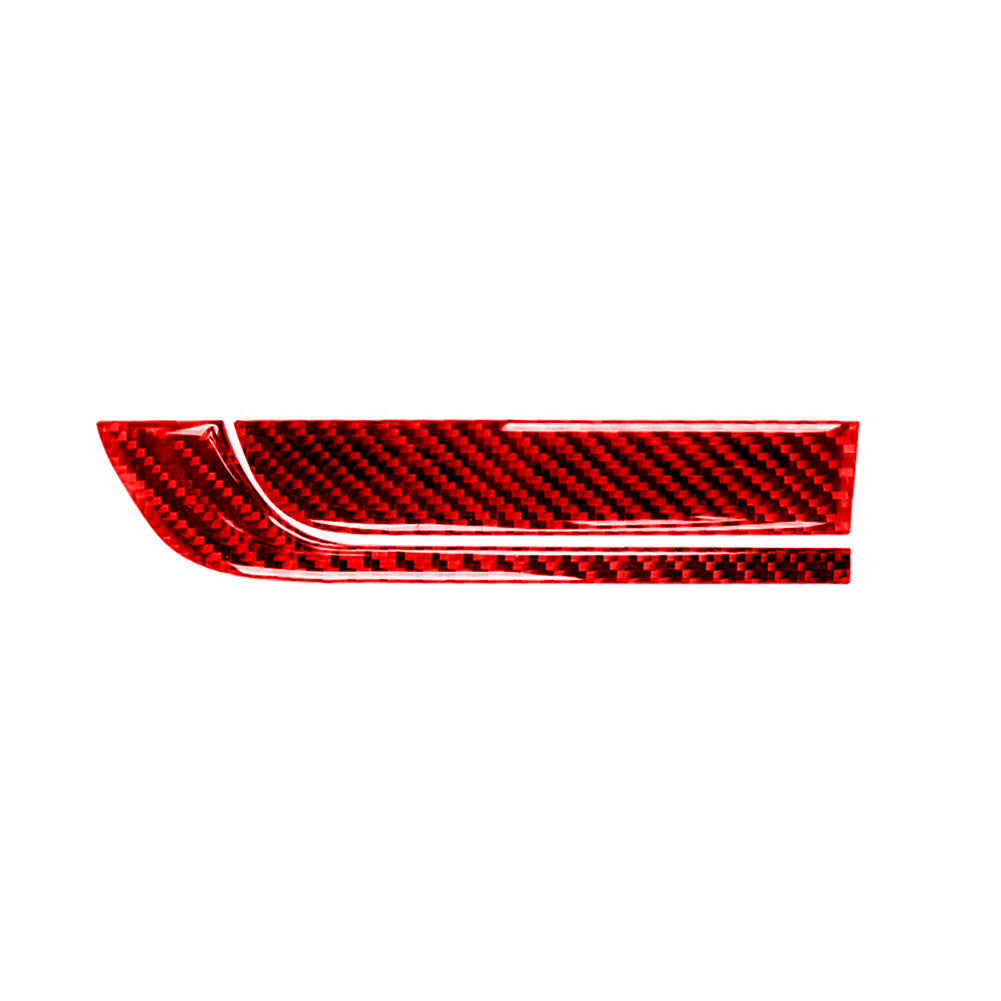 Red Carbon Fiber Driver Side Dashboard Cover Trim for Honda CRV CR-V 2012-2014
