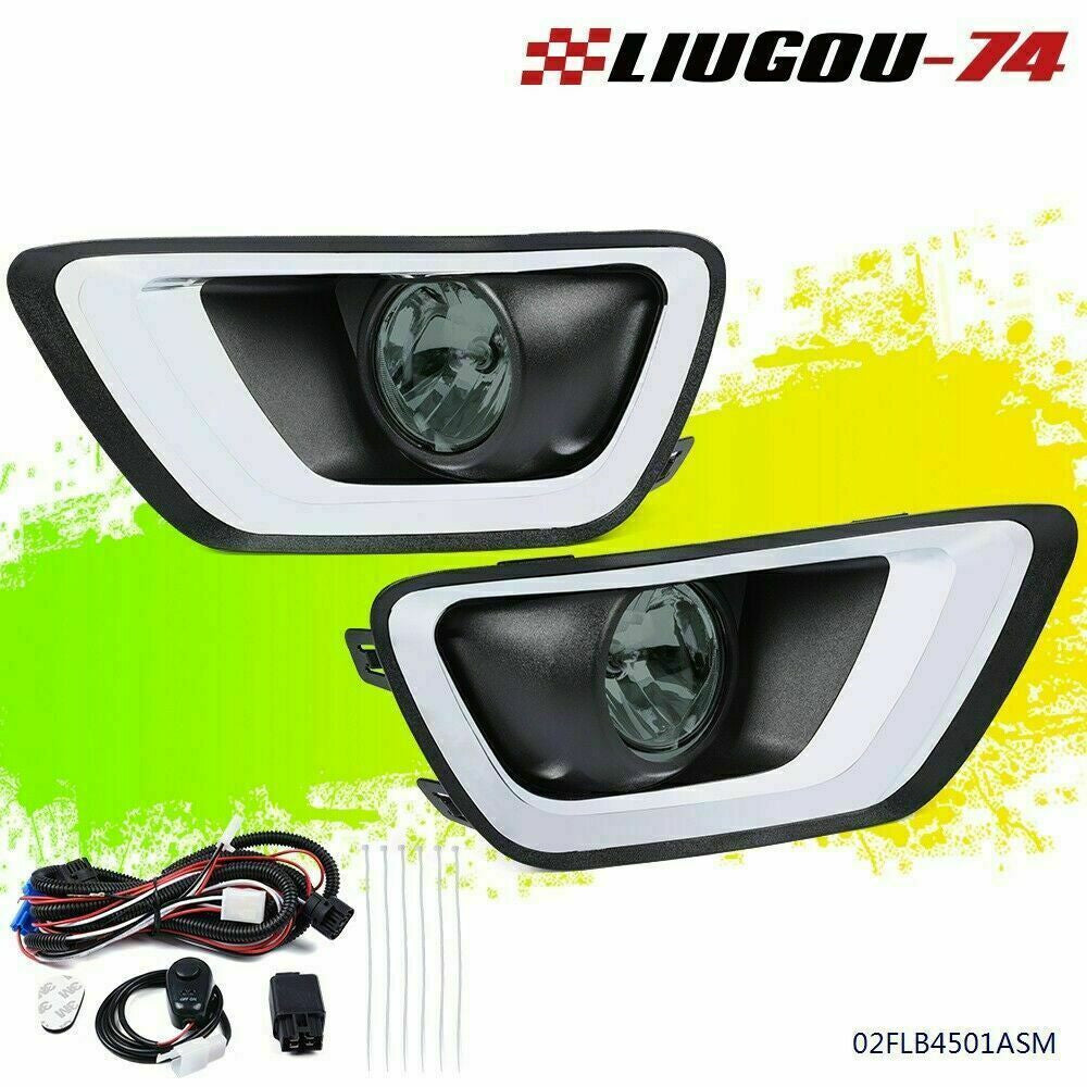 Collision avoidance fog lights and driving lights + bulbs perfectly fit 2015-2020 for Chevrolet Colorado.