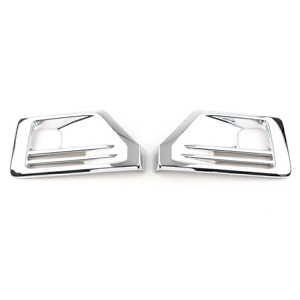 Front Fog Light Indicator Cover Trim ABS Chrome Fit for Toyota RAV4 Adventure 19-20
