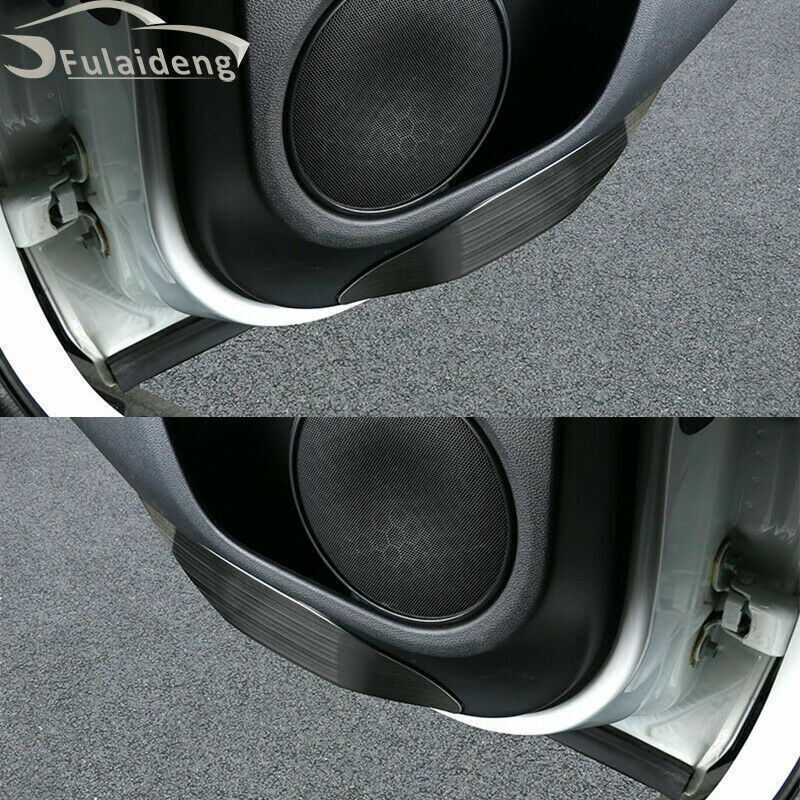 4P for Honda Vezel HR-V 2016-2020 Black Car Door Anti-Kick Pad Guard Cover Trim