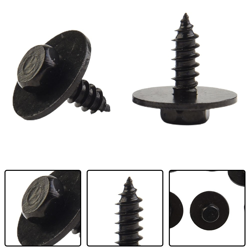 50pcs Screw Bolt Retainer Fender Liner Under Cover Screw For 07147129160