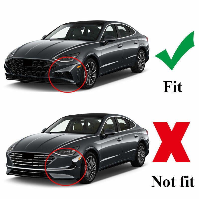 for Hyundai Sonata 2020-2023 Carbon Fiber Front Bumper Lip Chin Splitter Spoiler