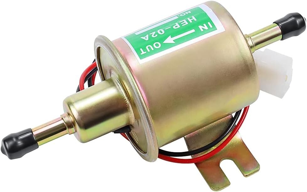 12V Fuel Pump for Carburetor Lawn Mower Gas Diesel Engine 2.5-4psi HEP-02A