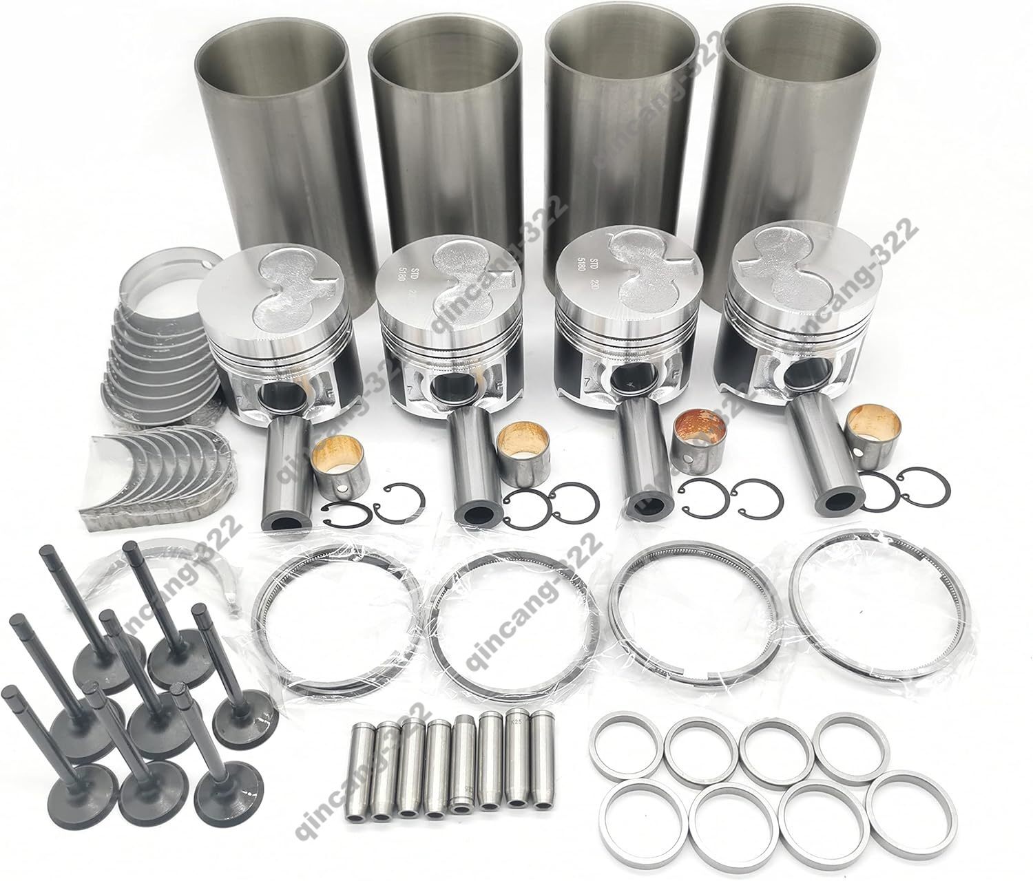 Overhual Rebuild Kit for Perkins 404D-22T 104-22 404C 2.2 Liter Engine