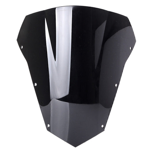 Frontscheibe Windschilder Windschutz f¨¹r for Yamaha FZ6R 2003 - 2008 Black Motorrad