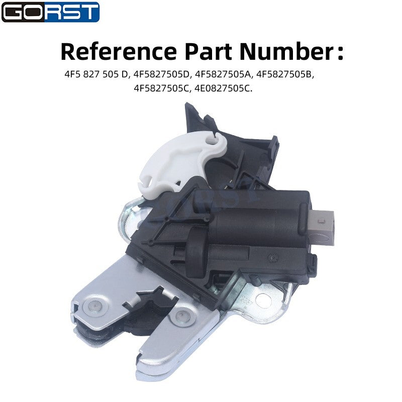 Rear trunk lid latch 4F5827505D is suitable for Volkswagen for Jetta MK5, for Passat B6 3C2, B7 CC, and for Audi .