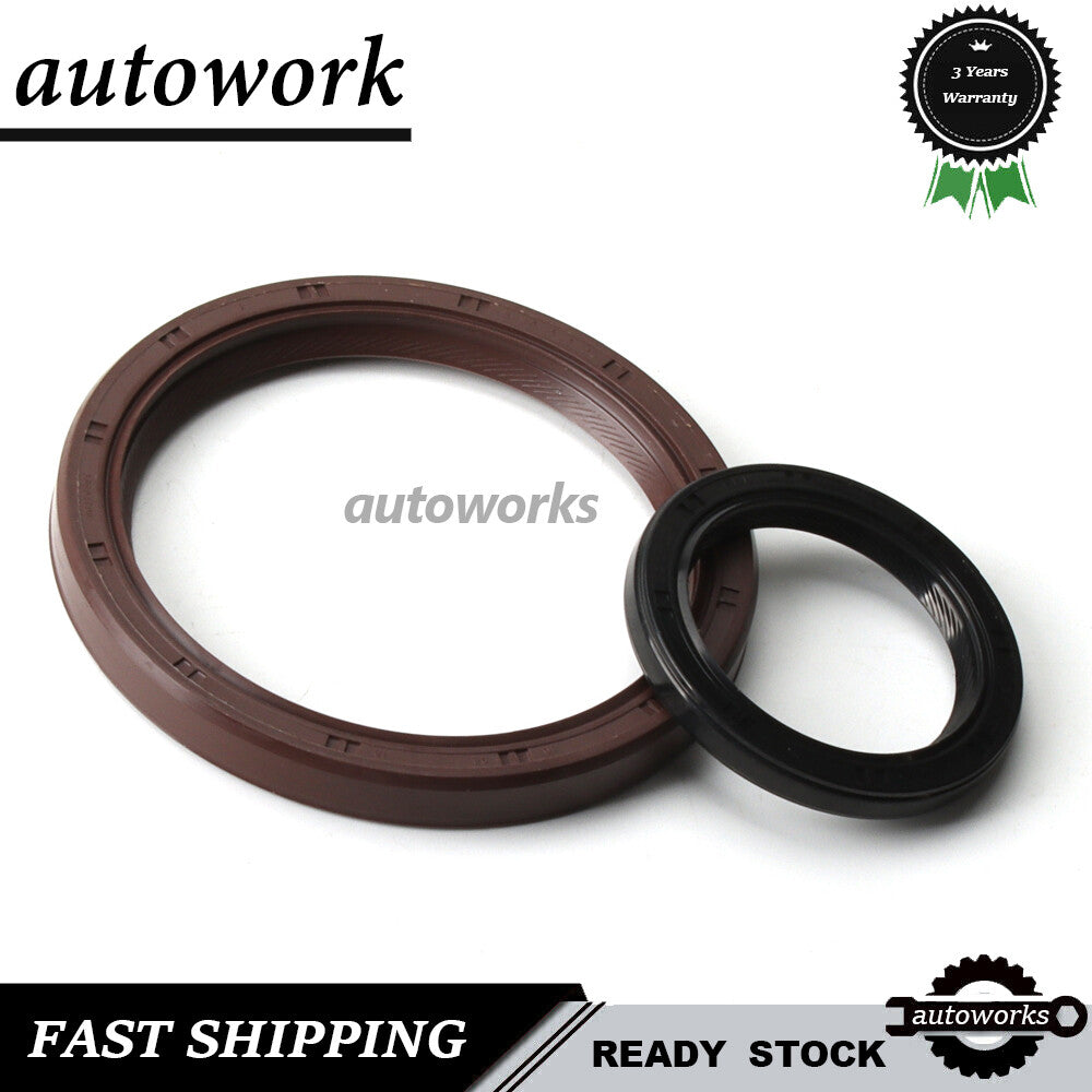 1set NEW Engine Crankshaft Front+Rear Oil Seals 91212-R1B-A01 for Acura RSX TSX
