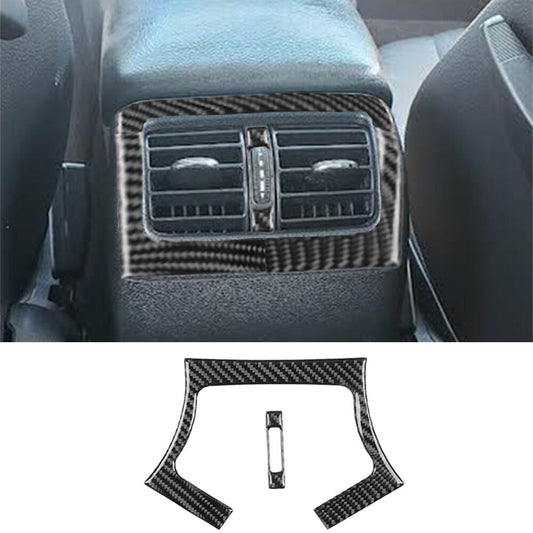 for Mercedes-Benz C Class W203 2005-07 Rear Air Vent Outlet Cover Carbon Fiber¡Á2