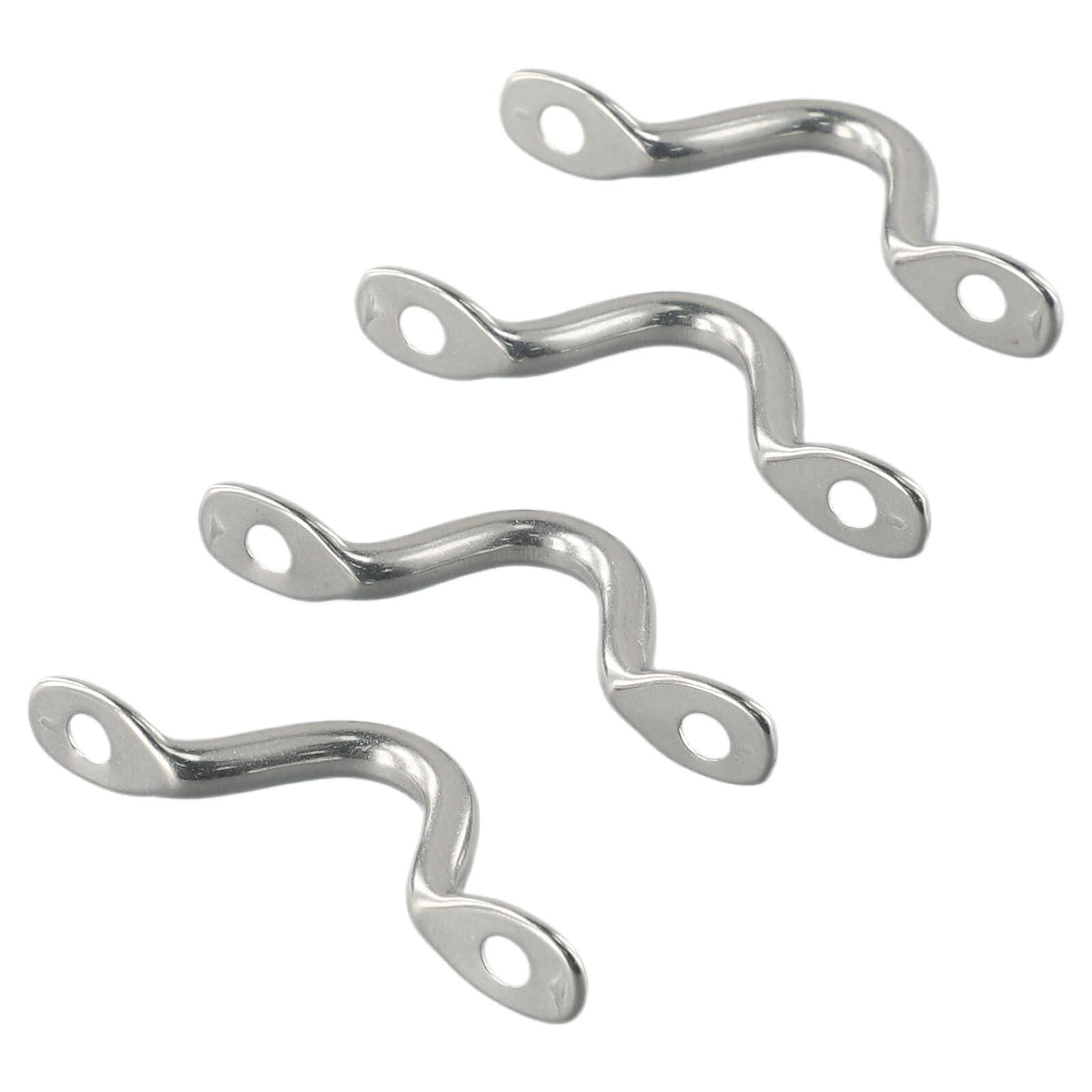 Wire Eye Straps Handles 5mm Boat Marine Camel Back Fender Hook Saddle Silver