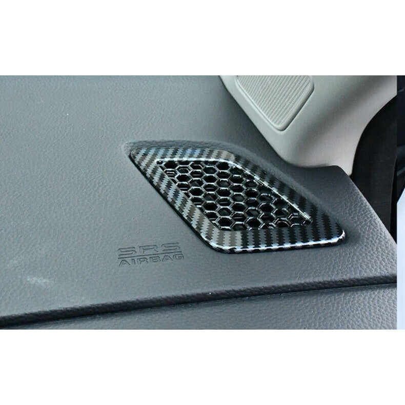 for Honda CR-V 2023-2024 Carbon Fiber Inner Dashboard Upper Air Outlet Vent Trim