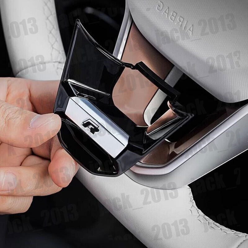 ABS R Style Inner Steering Wheel Cover Trim for Volkswagen for VW ID.4 ID4 2021-2024