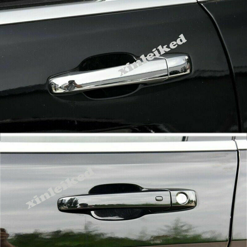 for Jeep Grand Cherokee 2011-2020 Chrome Outside Door Handle Decor Cover Trim