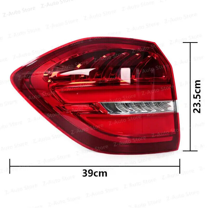 LED LHRH rear brake lights are suitable for Mercedes-Benz GLS-Class X166 (2016-2019).