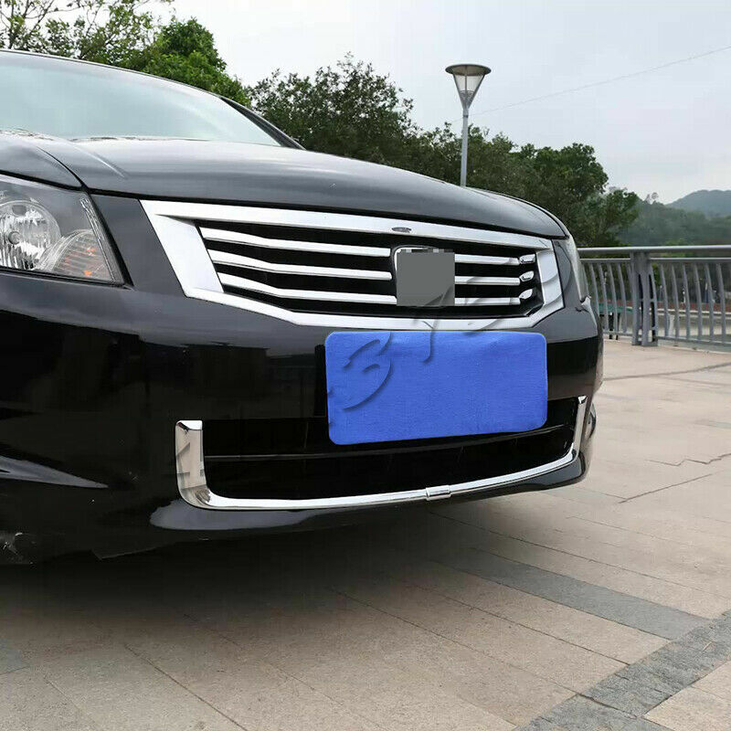 for Honda Accord 2008-2010 Chrome ABS Front Upper Grill Grille Mesh Cover Trim