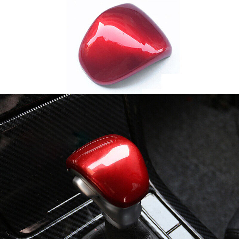 for Kia Forte 2019-2021 Red interior Central Console Gear Shift Knob cover Trim