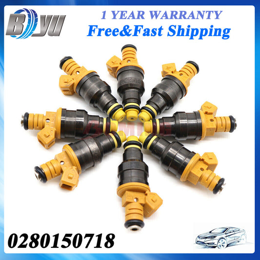 8PCS Fuel Injectors For 0280150718 for Ford F150 F250 F350 93-03 4.6L 5.0L 5.4L 5.8L