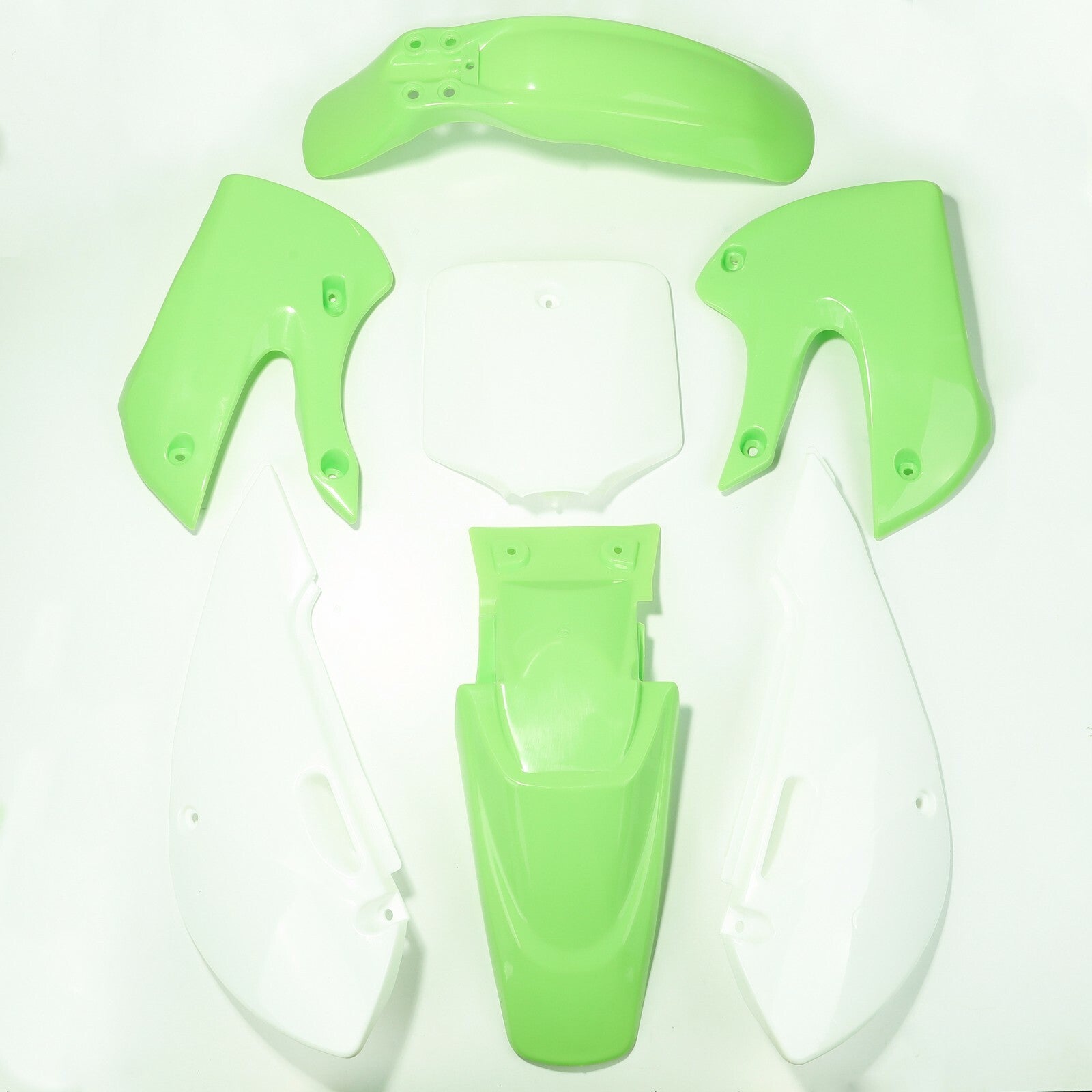 Plastic fairing kit fuel tank for seat hardware for Kawasaki KLX110 KX65 pit bikes