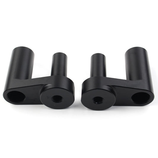 Handlebar Risers Kit 1.625 Back Move Mount Clamps for BMW R1200RT R1250RT Black