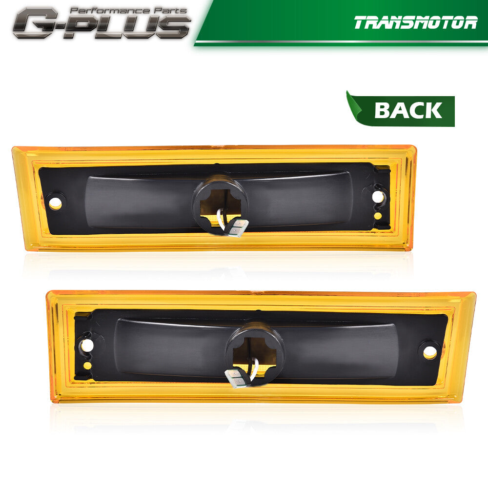Suitable for 81-91 for Chevrolet for GMC C/K Suburban Blazer Jimmy Amber LED Side Marker Lights
