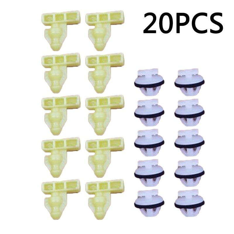 Plastic Wheel Arch Trim Clips Front/Rear Full Side Wing Surround for Nissan Juke