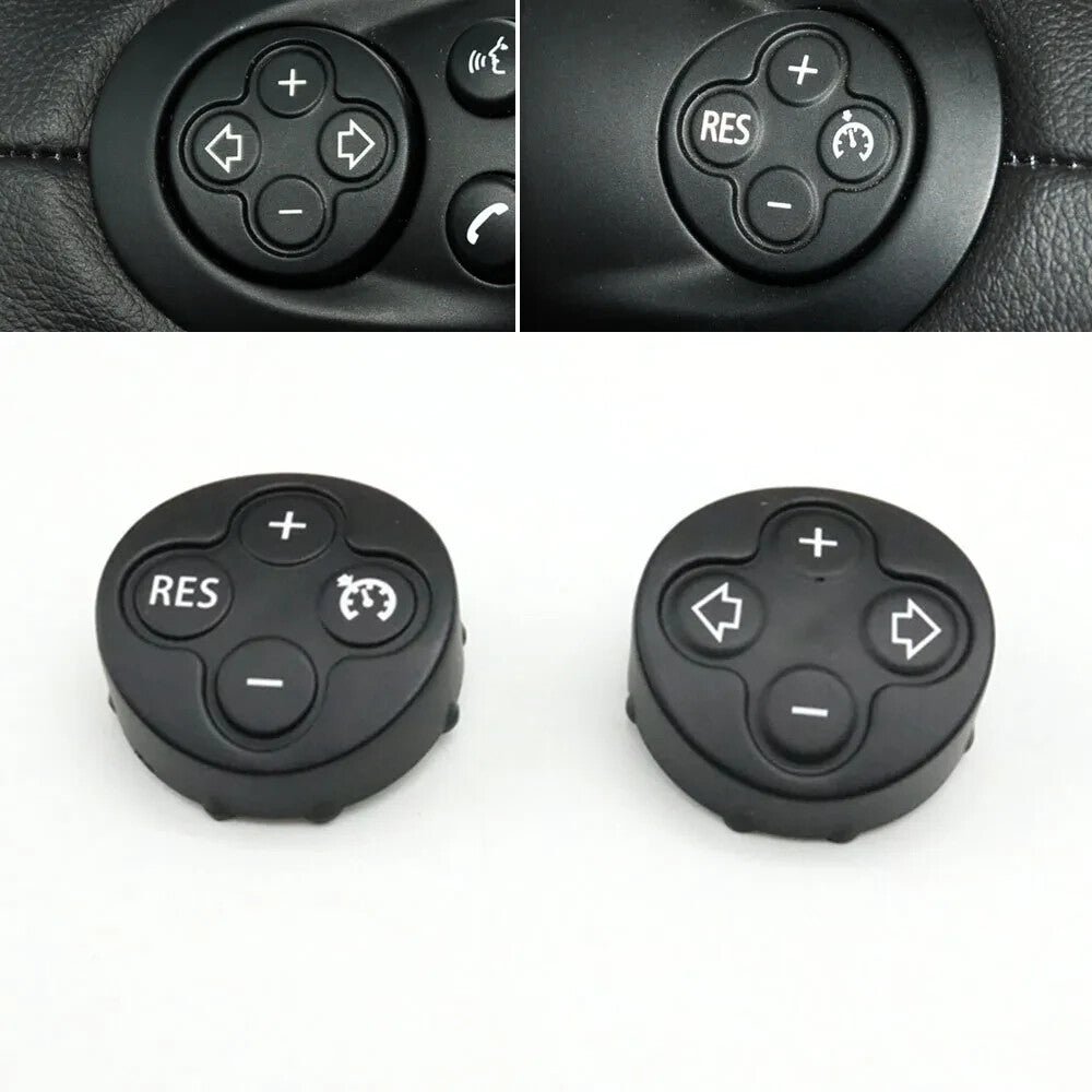 2-piece steering wheel volume button cruise control switch cover for BMW for MINI Cooper