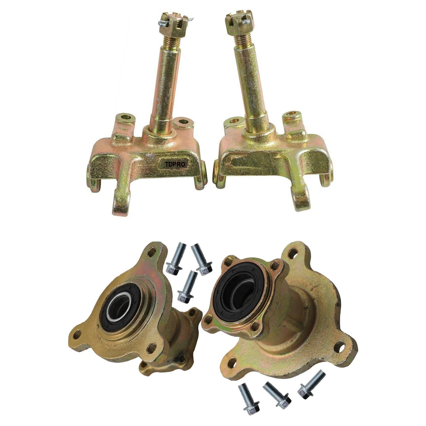 3 screws, front wheel hub, steering joint, main shaft, go-kart, all-terrain vehicle, Taodao Kazuma