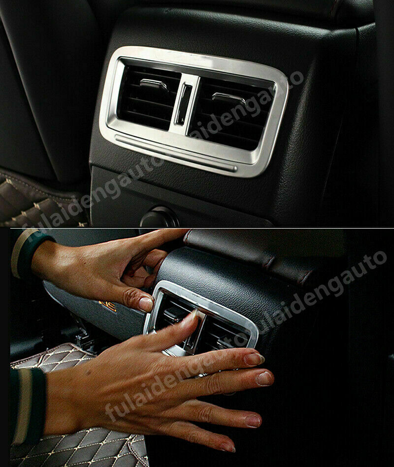 for Lexus RX350 RX450H 2016-2021 Silver Rear Air Outlet Vent Frame Cover Trim 1X