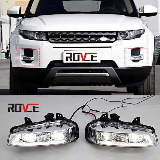 LED Front Bumper Fog Lights Lamp Fit for Land Rover for Range Rover Evoque 2012-2015