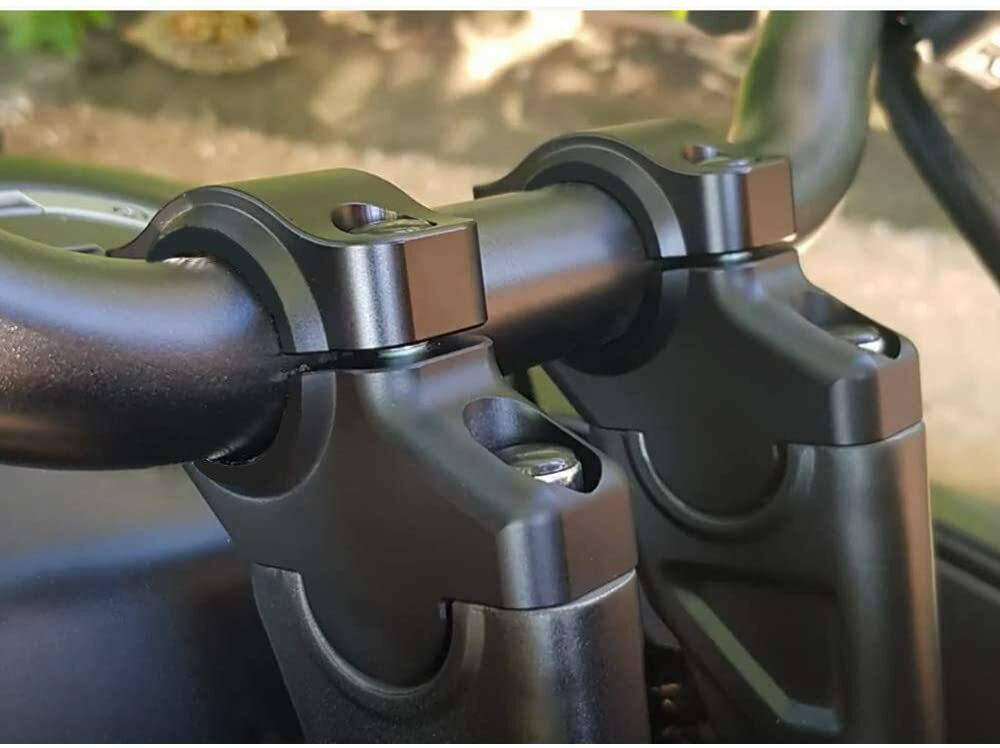22mm 7/8 Motorcycle Handlebar Risers W/ Clamps for Honde Grom MSX125 CBR600F4i