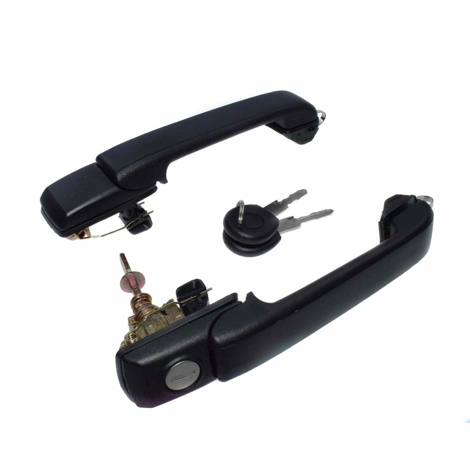 2X Front Rear Outside Door Handle W/ Keys For 93-98 for VW for Jetta for Golf MK3 1H0837207B