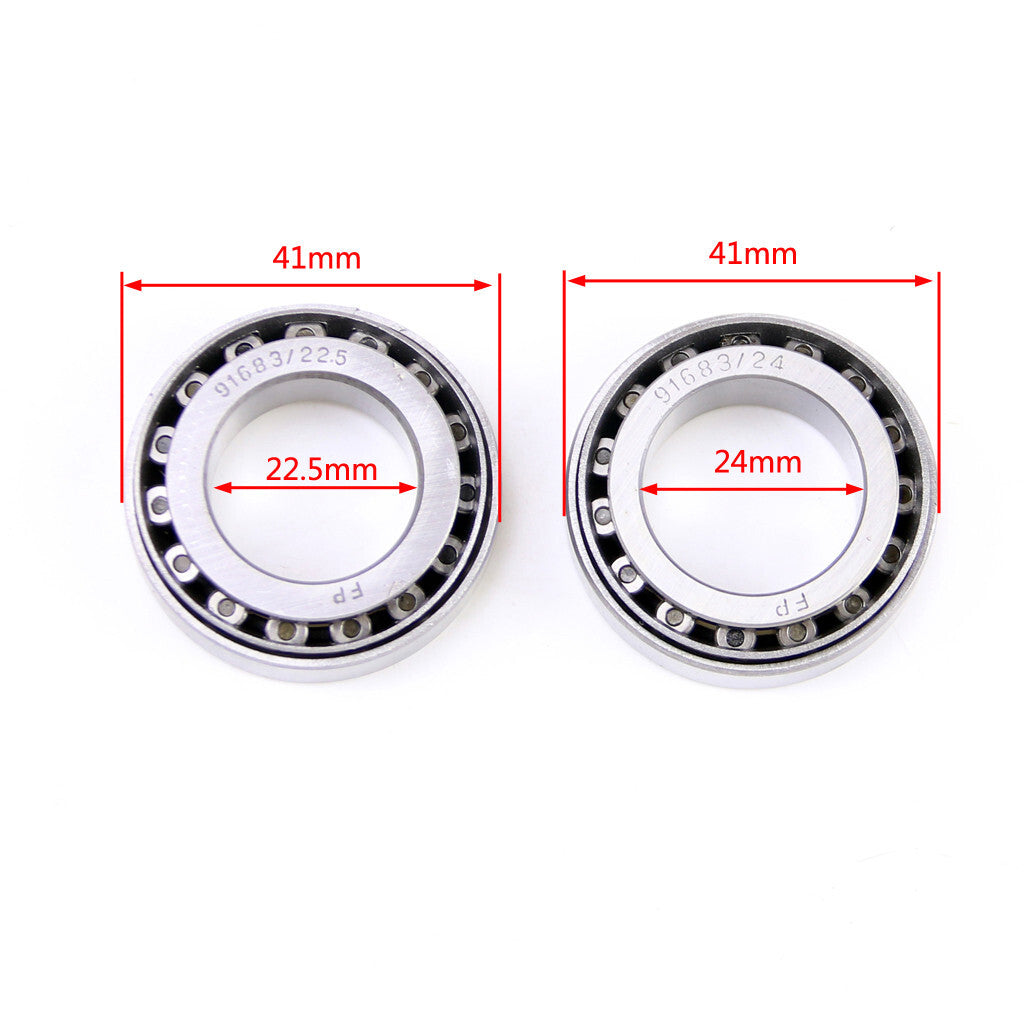 Front fork, three-tree disc brake kit, 14-inch wheels, 60/100-14 tires, grooved bike