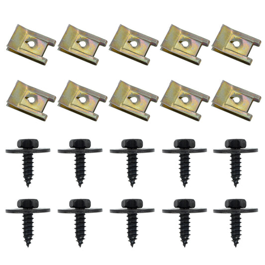 20 x for BMW U nut hex screws wheel run underride protection underbody clip