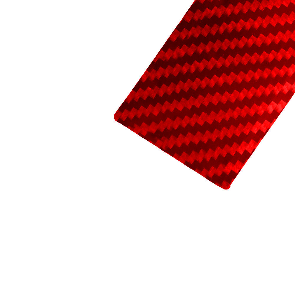 Red Carbon Fiber Passenger Glove Box Handle Cover Trim for Chrysler 200 2011-14