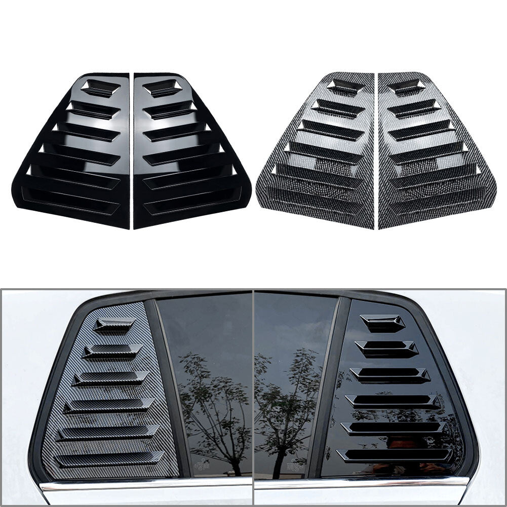 Rear Window Side Vent Shutter Louver Cover Trim for VW for Golf MK7 MK7.5 2014-2019