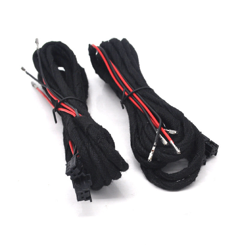 4x Retrofit Door light Cable step courtesy for Mercedes W205 C W212 W213 E GLC