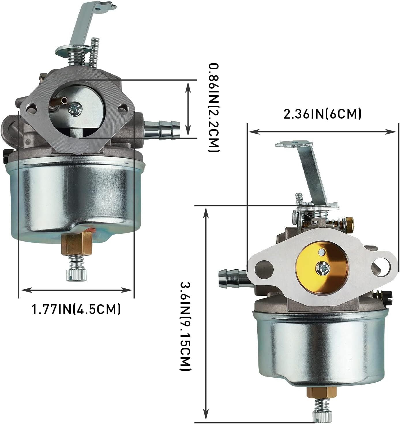 Carburetor 632230 632272 Carb Fit For Tecumseh 5HP 6HP H30 H50 H60 HH60 632076