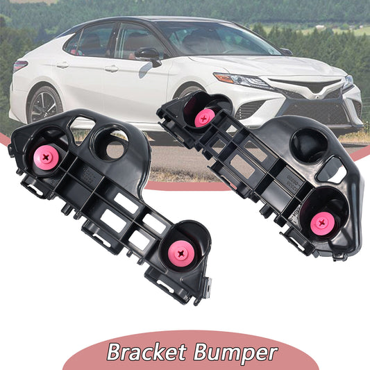 2x Bumper Bracket 52535-06210 for Toyota for Camry Driver Passenger Side LH RH Black