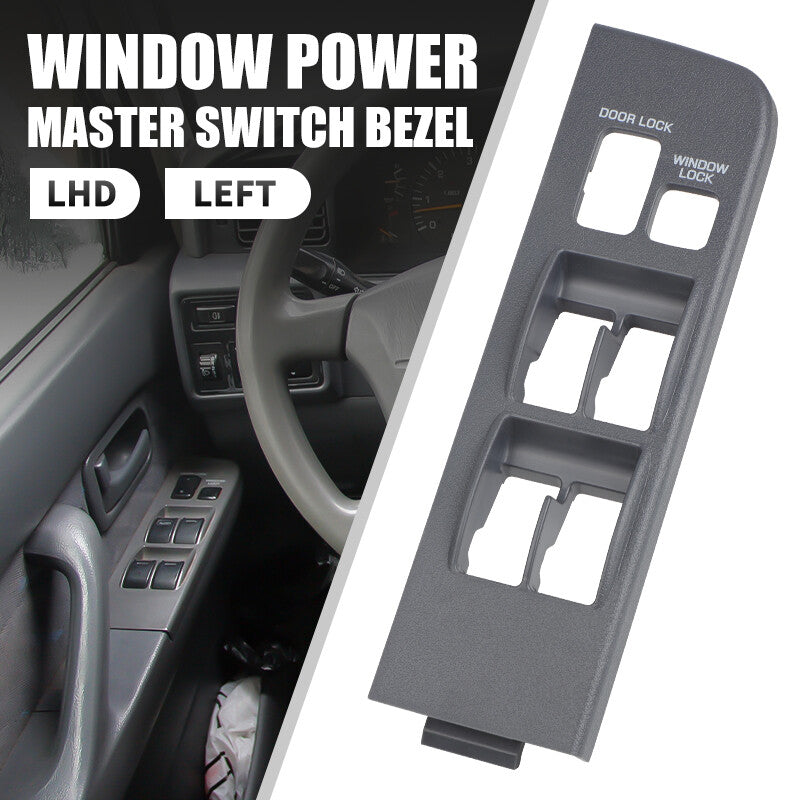 DRIVER MASTER WINDOW SWITCH BEZEL TRIM for 1991-1997 for TOYOTA for LAND CRUISER FJ80