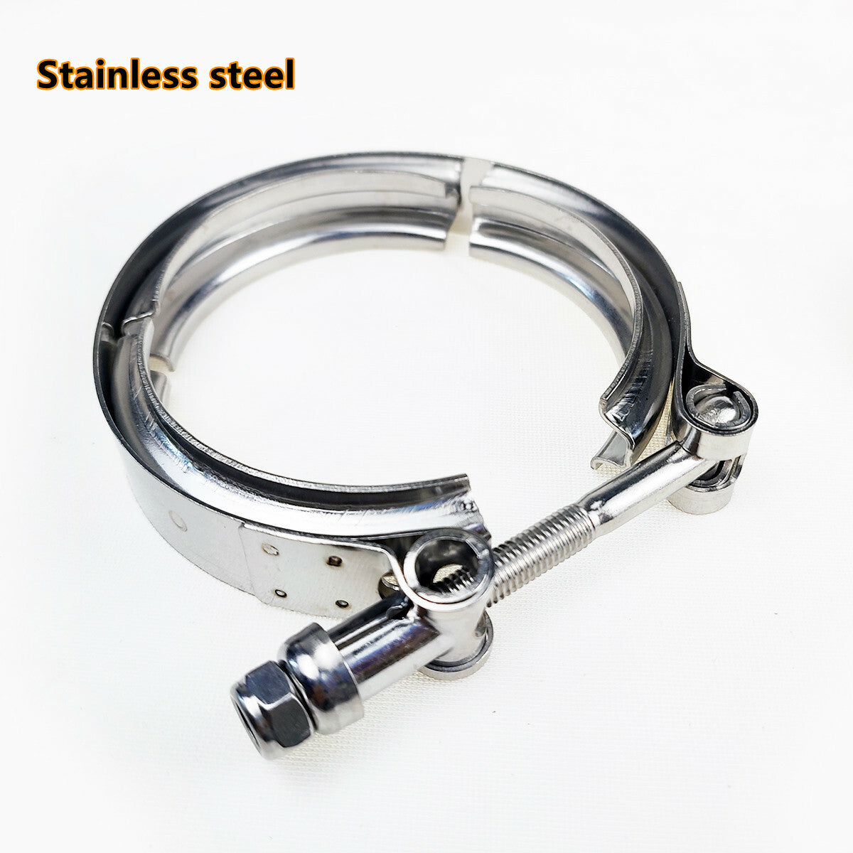 3-inch stainless steel V-band bolt clamps and 2 male and female flanges are suitable for turbine tubes.