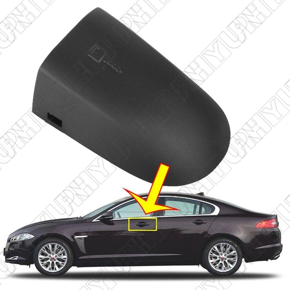 for Jaguar 06-14 XK 09-15 for XF w/ Keyless Button Front Left Door Handle Cap Cover