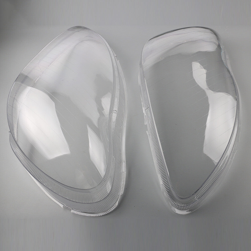 For 2000-2006 W220 S350 S430 S500 PAIR Headlight Lens Cover Clear LH+RH