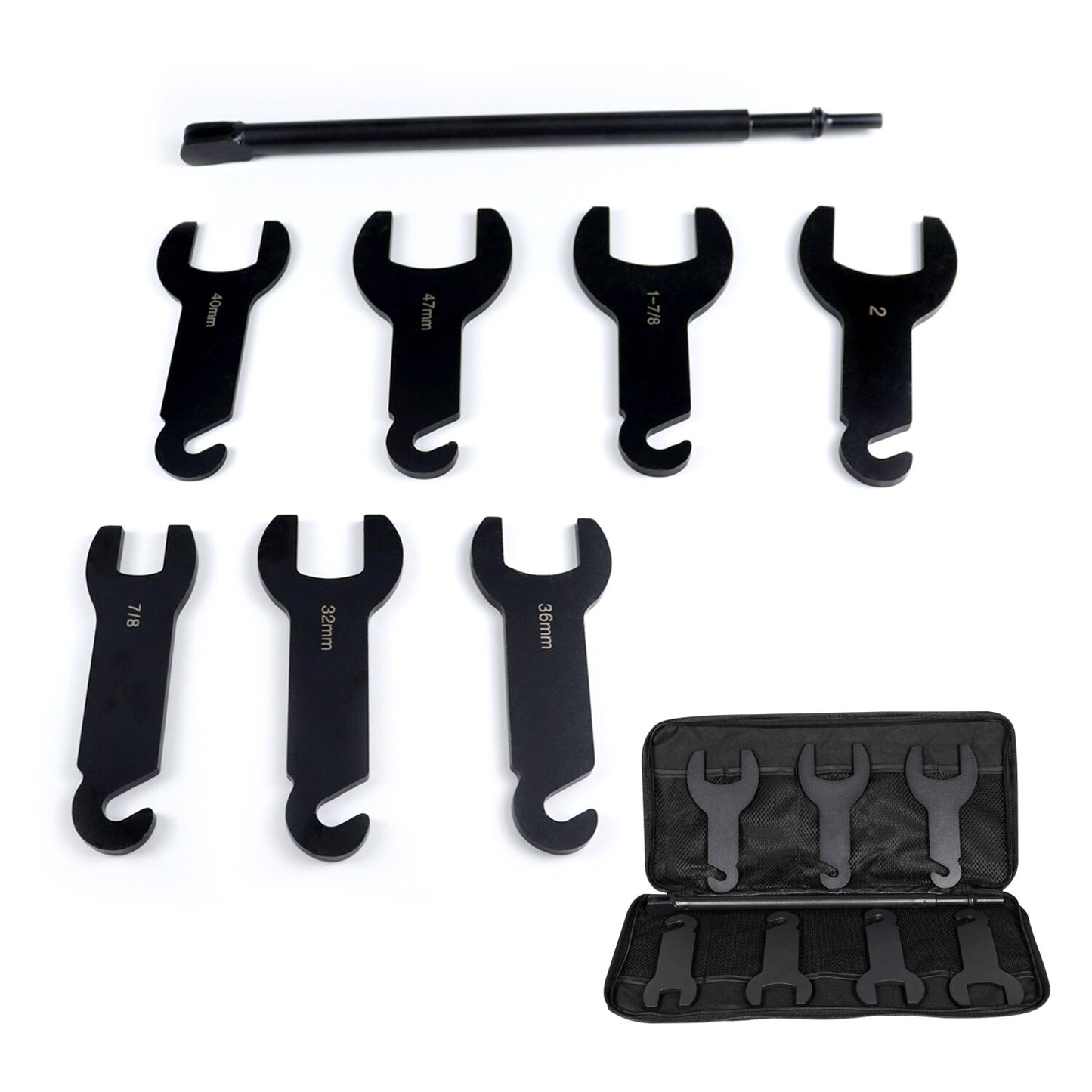 Pneumatic Fan Clutch Wrench Kit Removal Tool 7pcs Kit for Ford /GM/ for Chrysler / for Jeep