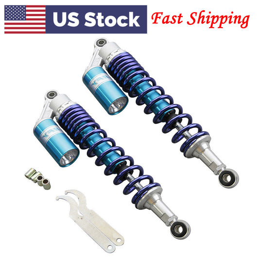 Rear Air Shock Absorbers Universal Fit for Honda for Suzuki for Yamaha for Kawasaki ATV 400mm
